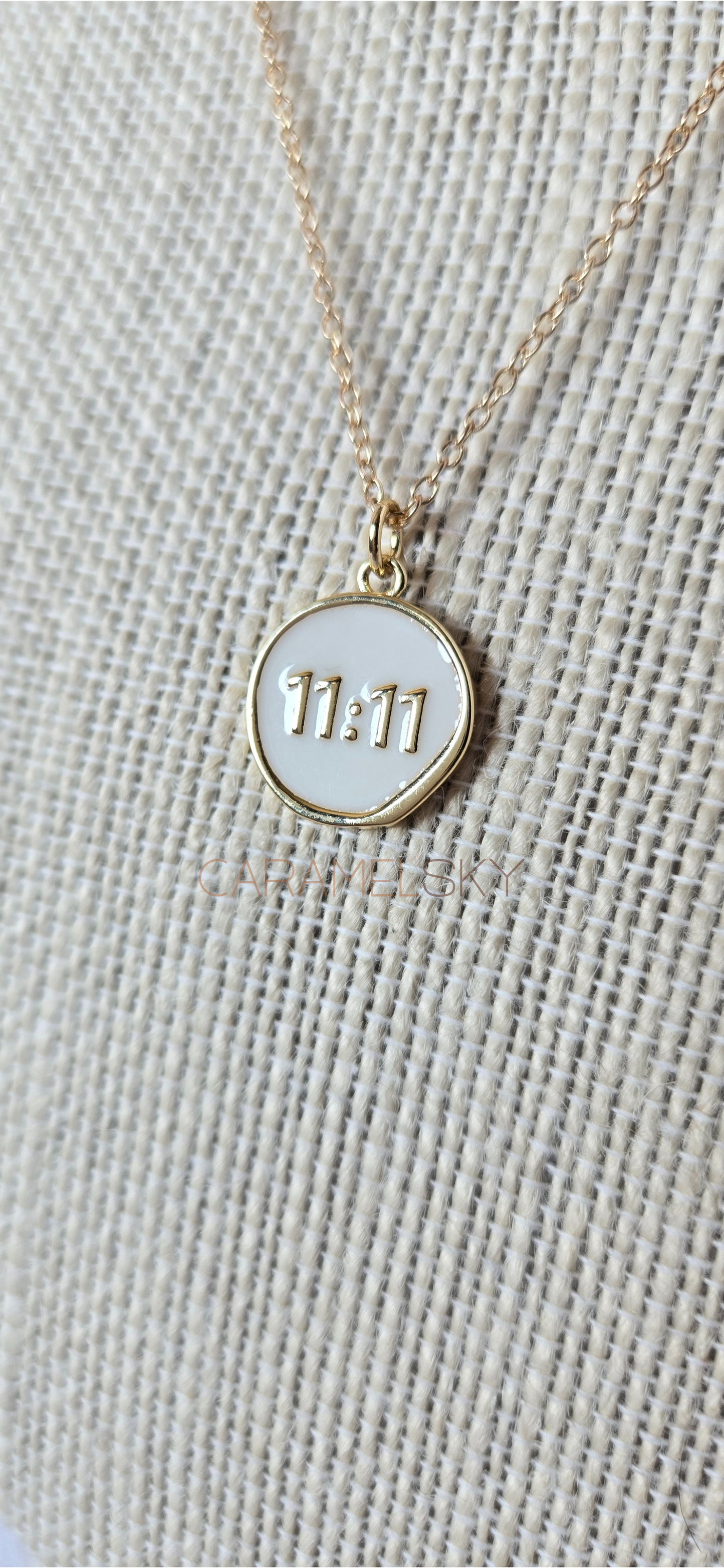 ✨ 11:11 Gold Pendant Necklace