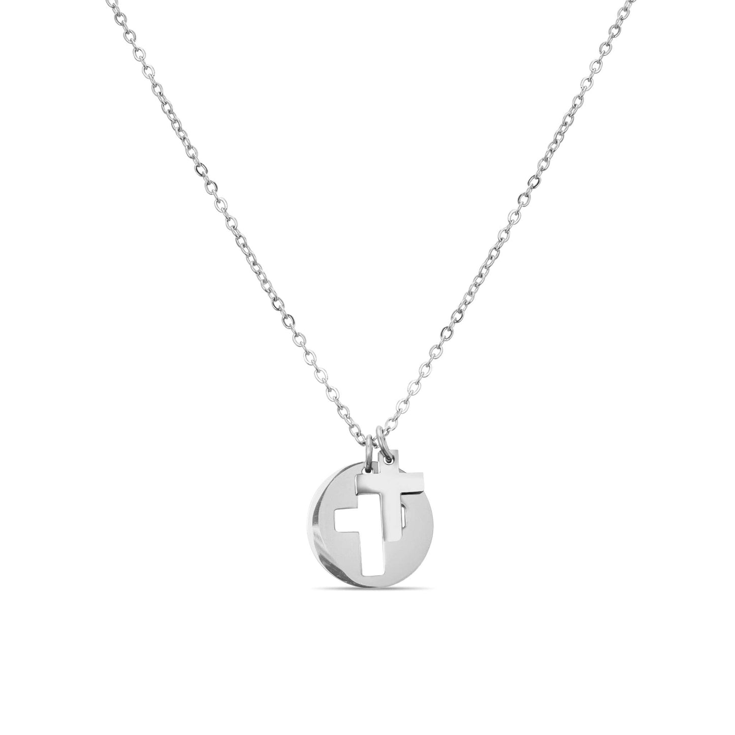 Cross Cutout Necklace ✨