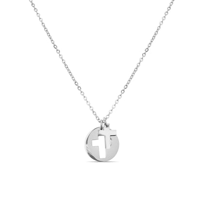Cross Cutout Necklace ✨