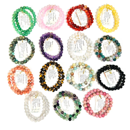 Crystal Healing Bracelet Collection
