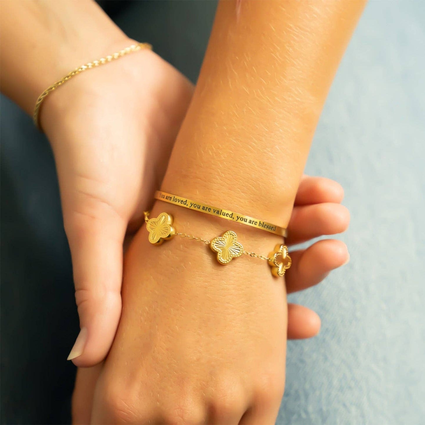 You Are Loved Cuff Bracelet ✨