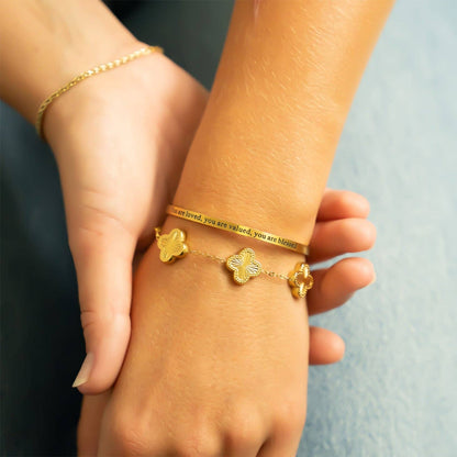 You Are Loved Cuff Bracelet ✨