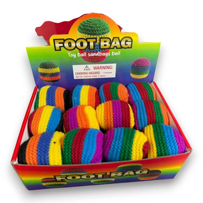 Rainbow Hacky Sack Footbag