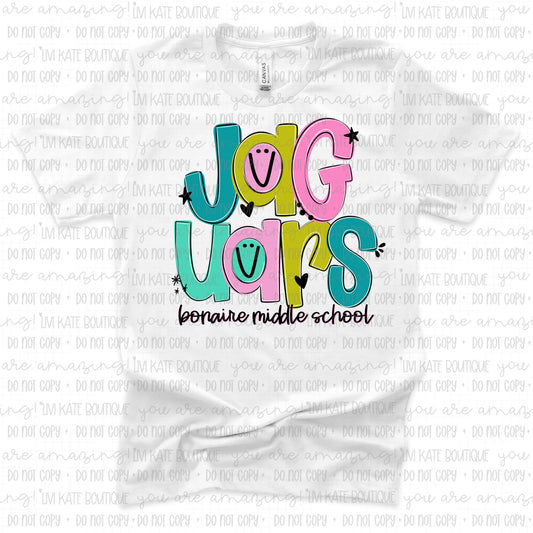 Jaguars Bonaire Middle School Doodle