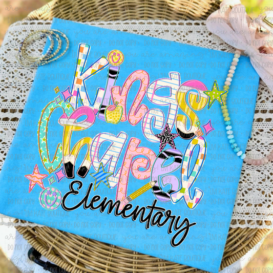 Kings Chapel Elementary School Font