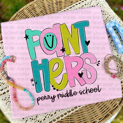 Panthers Perry Middle School Doodle