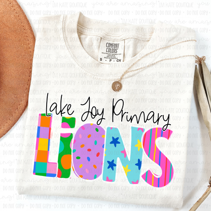 Lake Joy Primary Lions Colorful