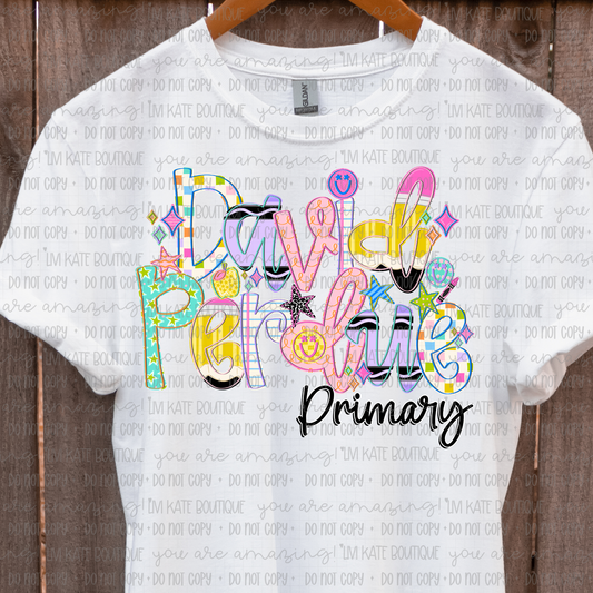 David Perdue Primary School Font