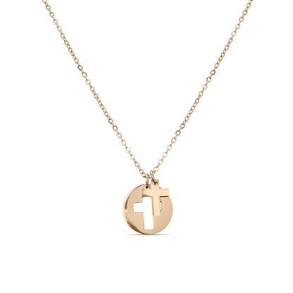 Cross Cutout Necklace ✨