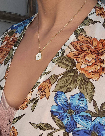 Faith Cross Enamel Necklace✨