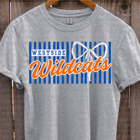 Westside Wildcats Stripe Coquette