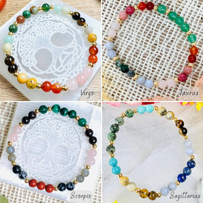 Zodiac Crystal Bracelets