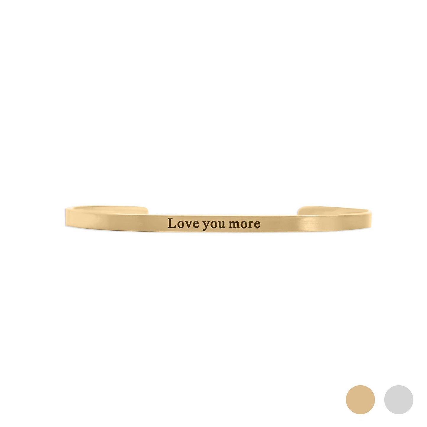 Love You More Cuff Bracelet ✨
