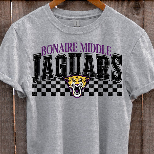 Bonaire Middle Jaguars Varsity Checker