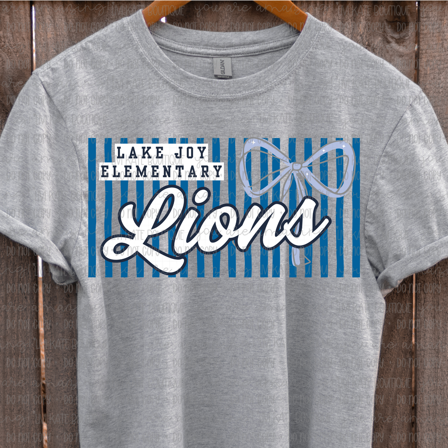 Lake Joy Elementary Lions Striped
