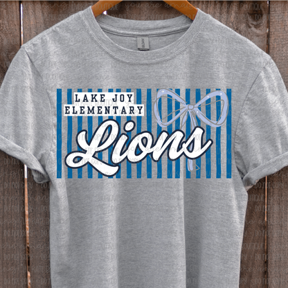 Lake Joy Elementary Lions Striped