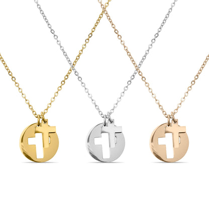 Cross Cutout Necklace ✨