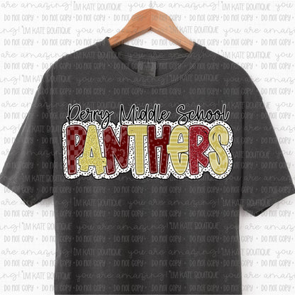 Perry Middle School Panthers Dots
