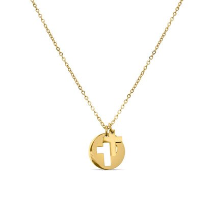 Cross Cutout Necklace ✨
