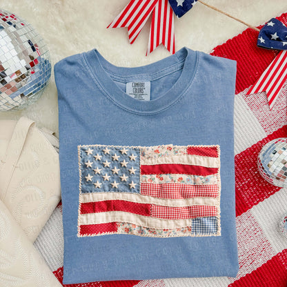 Faux Patchwork Flag