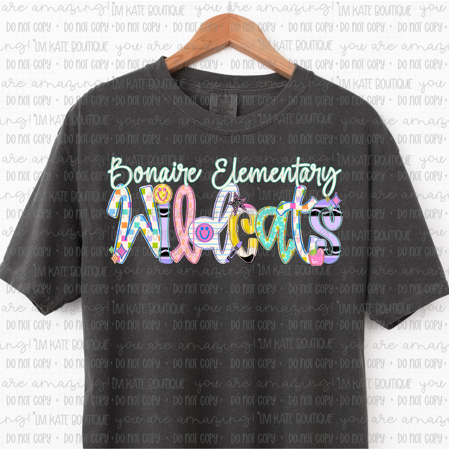 Bonaire Elementary Wildcats School Font