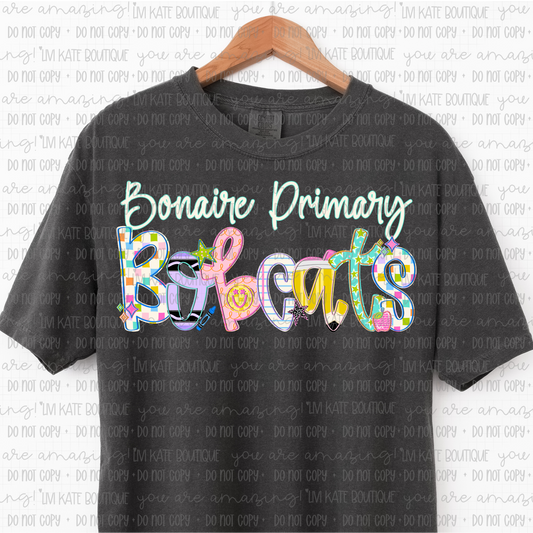Bonaire Primary Bobcats School Font