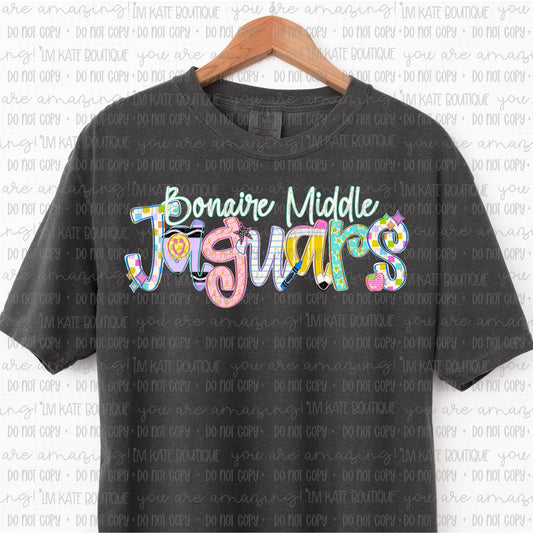Bonaire Middle Jaguars School Font