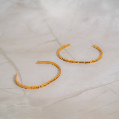 You Are Loved Cuff Bracelet ✨