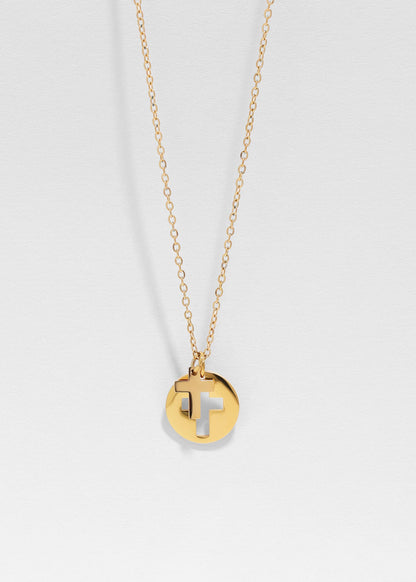 Cross Cutout Necklace ✨