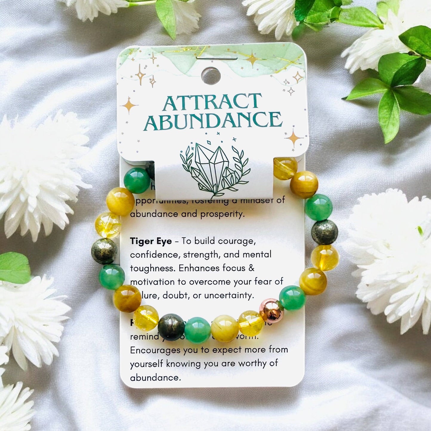 Attract Abundance Crystal Bracelet