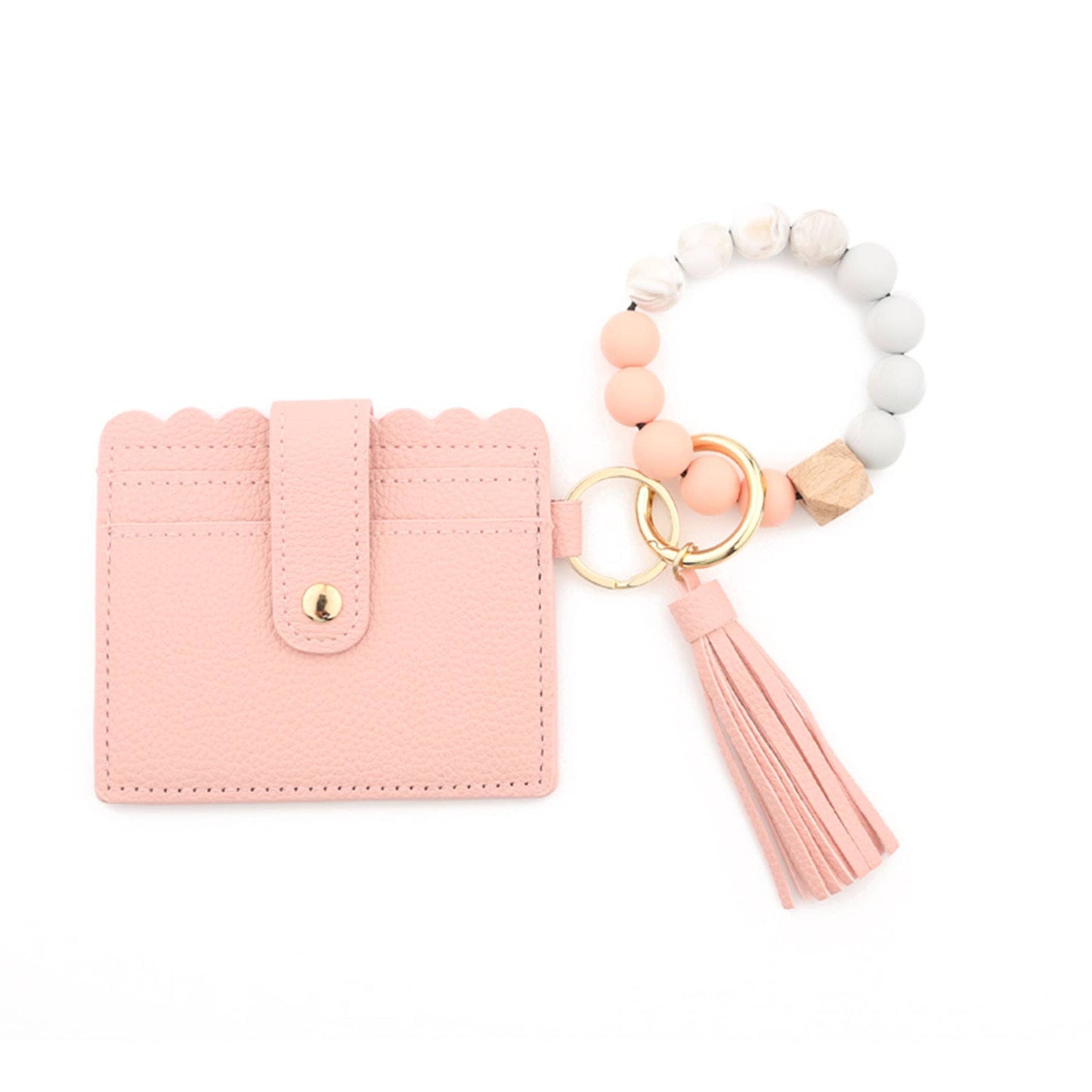 Beaded Wristlet Card Holder