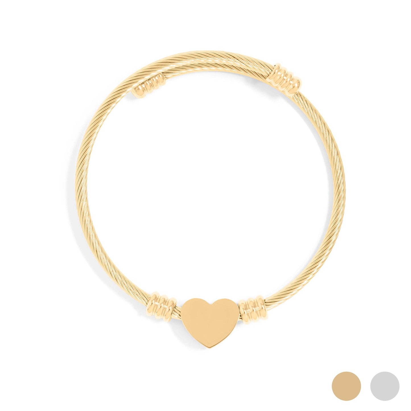Heart Cuff Bracelet ✨
