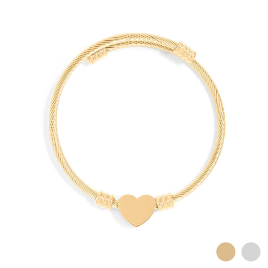 Heart Cuff Bracelet ✨