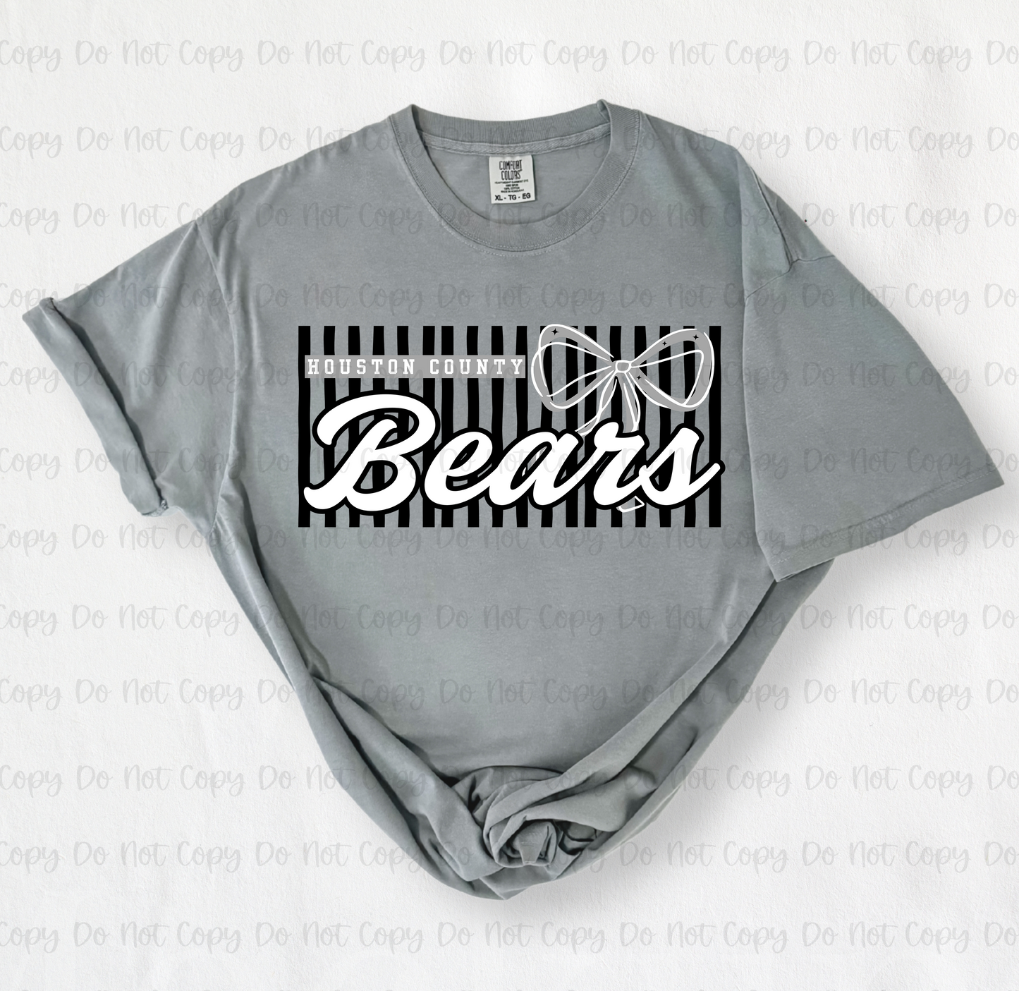 Houston County Bears Coquette Stripes