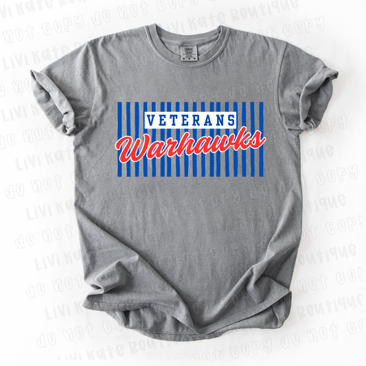 Veterans Warhawks Coquette Stripes