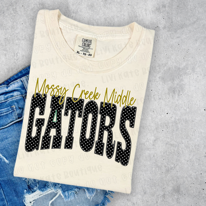 Gators Polka Dots