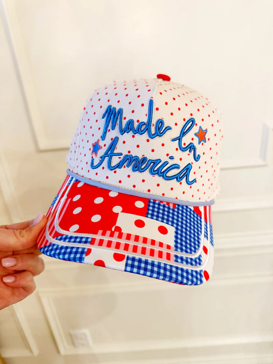 Made In America Patchwork Hat✨