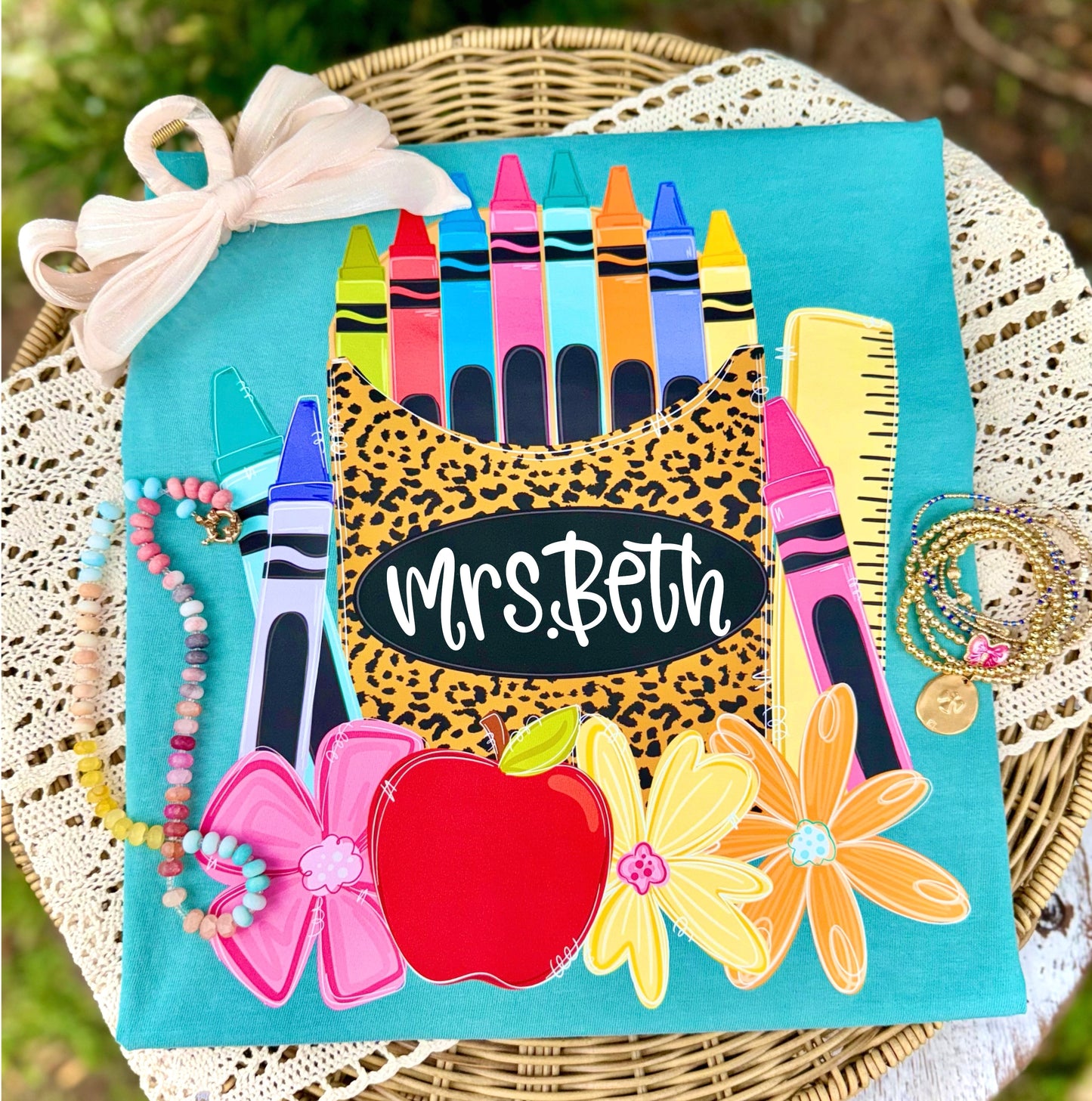 Leopard Crayon Pack Nameplate