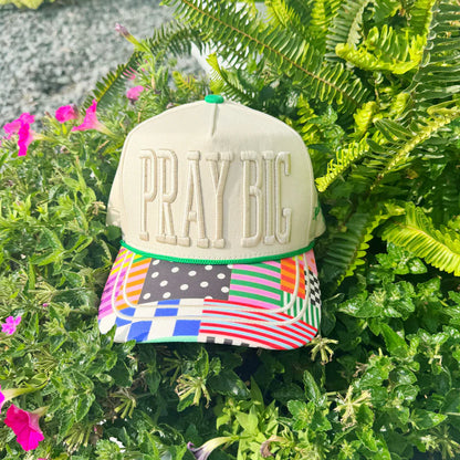 Pray Big Patchwork Hat✨