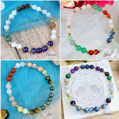 Zodiac Crystal Bracelets