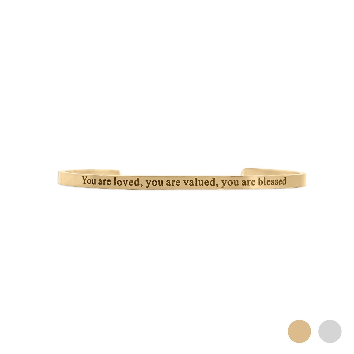You Are Loved Cuff Bracelet ✨