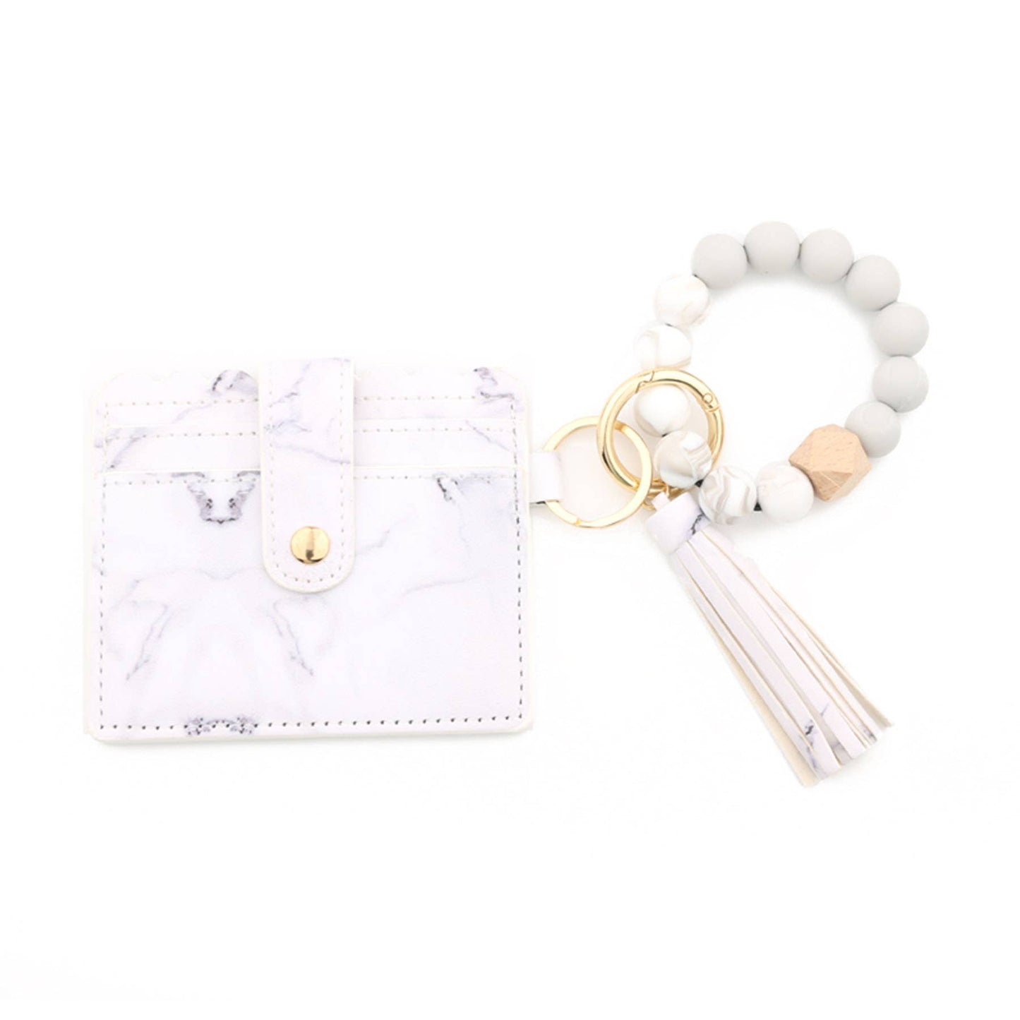 Beaded Wristlet Card Holder