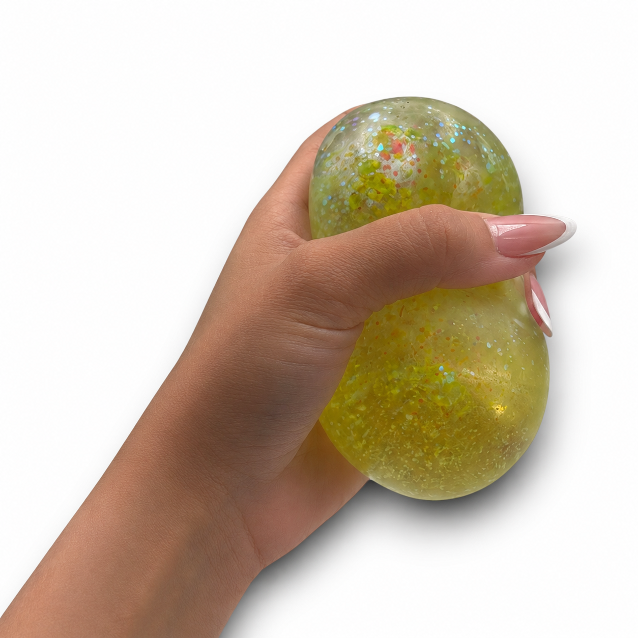 Glitter Stress Ball Cube