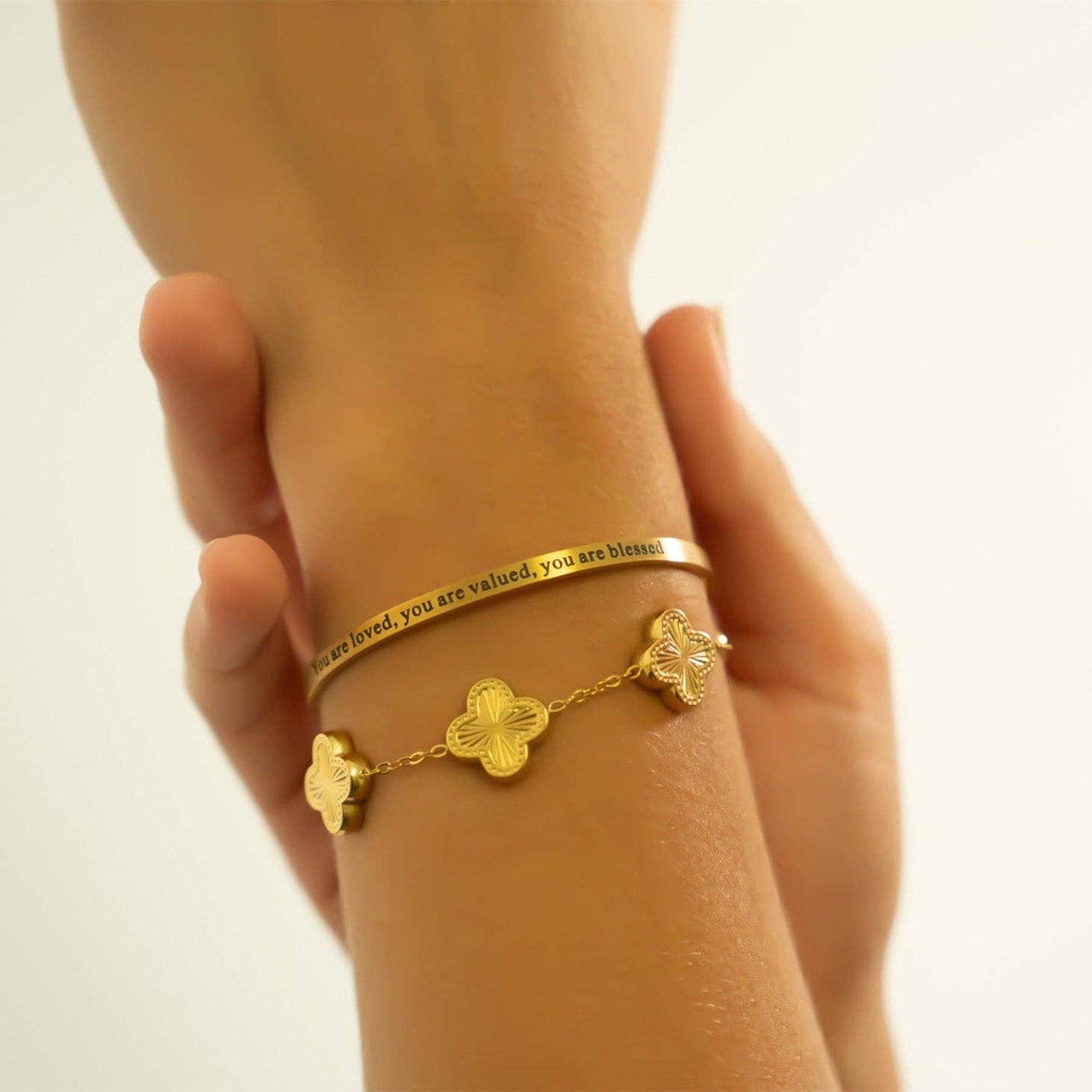 You Are Loved Cuff Bracelet ✨