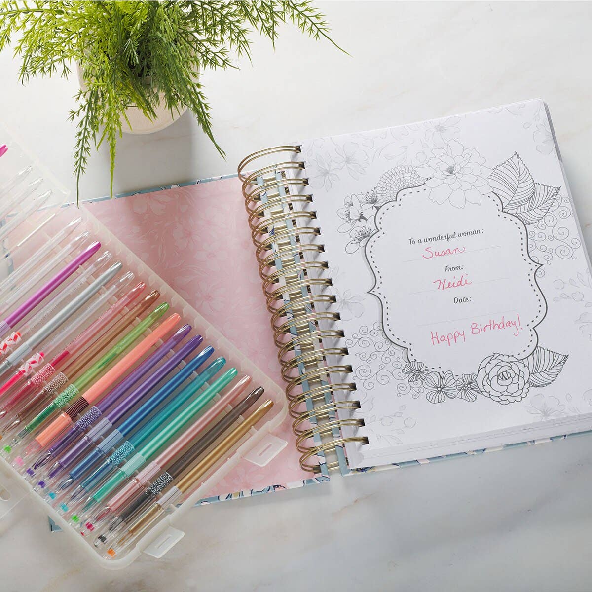 Illustrated Words of Jesus for Women Wirebound Coloring Devotional