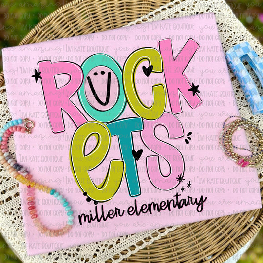 Rockets Miller Elementary Doodle