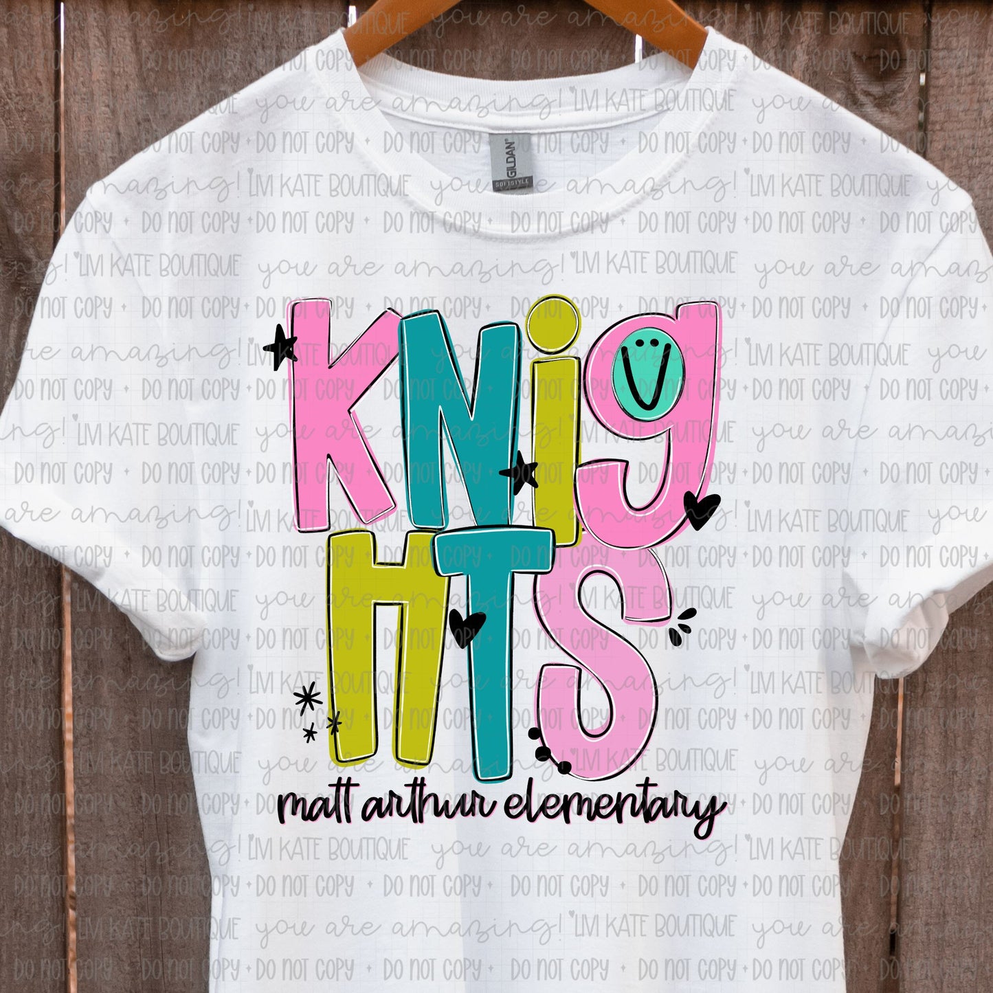 Matt Arthur Elementary Knights Doodle