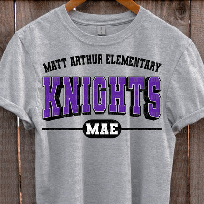 Matt Arthur Elementary Knights Varsity